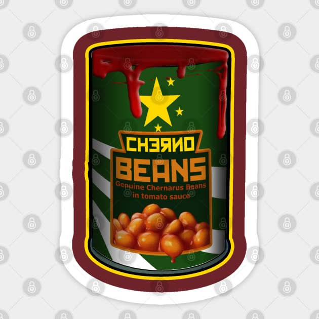 Authentic Cherno Beans Sticker by Meta Cortex